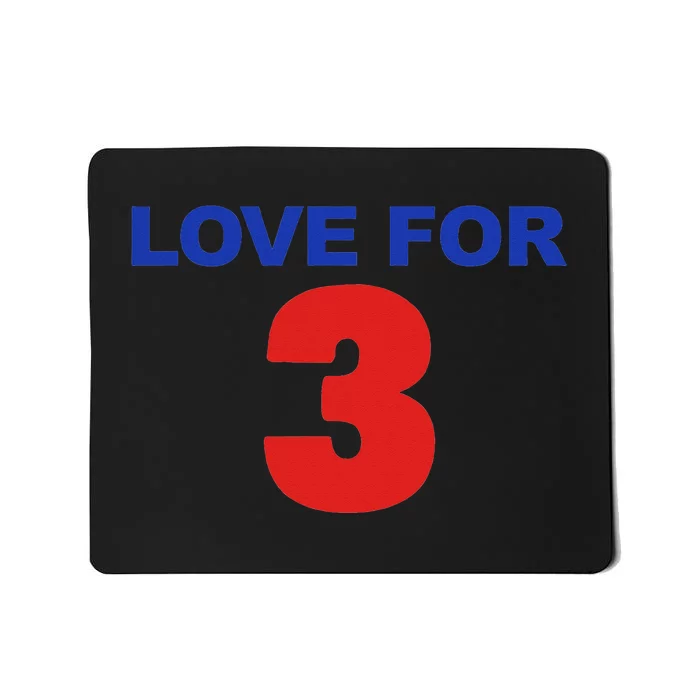 LOVE FOR 3 Mousepad