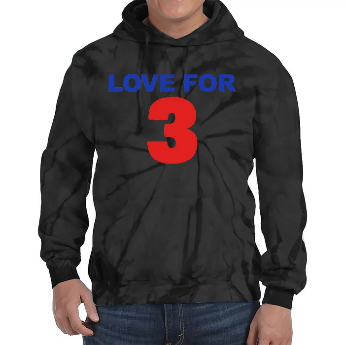 LOVE FOR 3 Tie Dye Hoodie