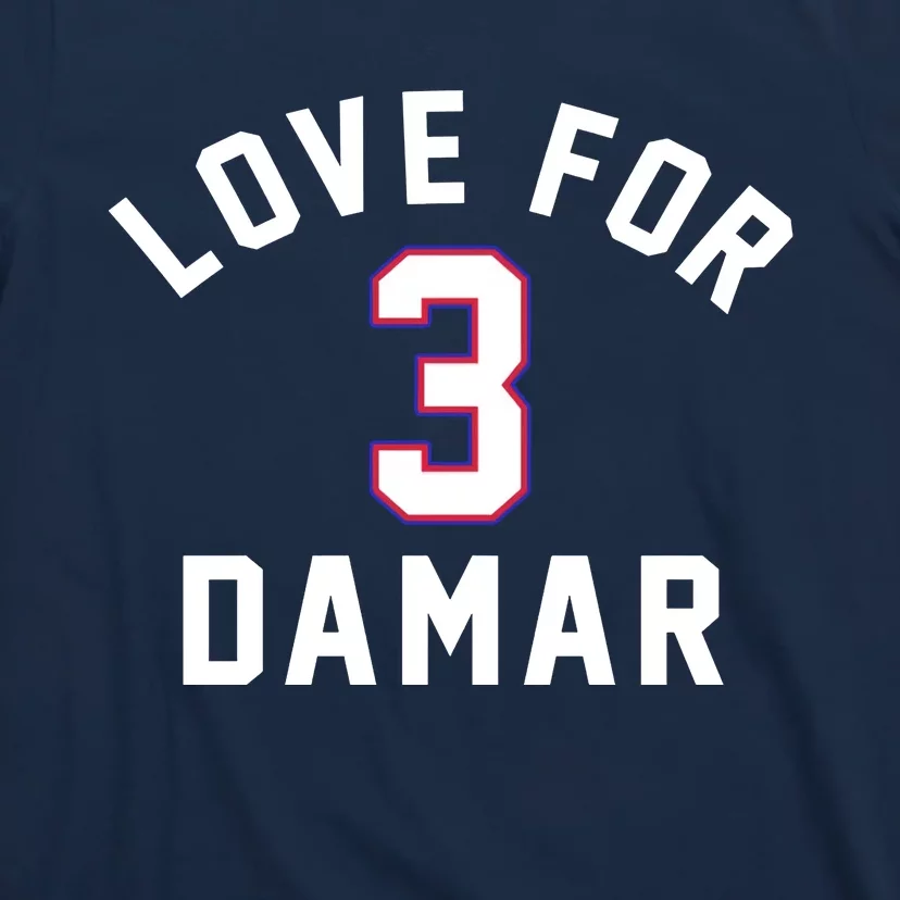 Love For 3 Pray For Damar Gift T-Shirt