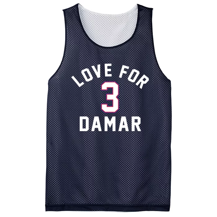 Love For 3 Pray For Damar Gift Mesh Reversible Basketball Jersey Tank