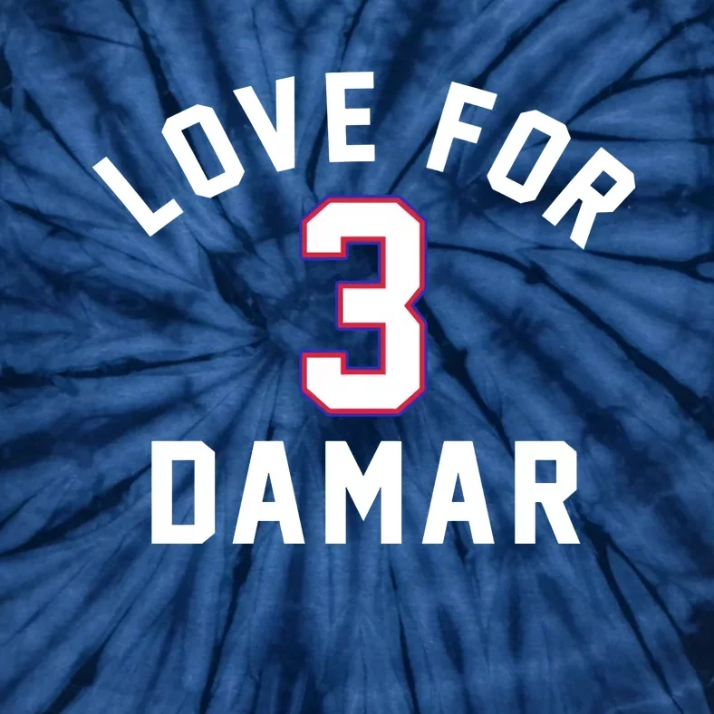 Love For 3 Pray For Damar Gift Tie-Dye T-Shirt