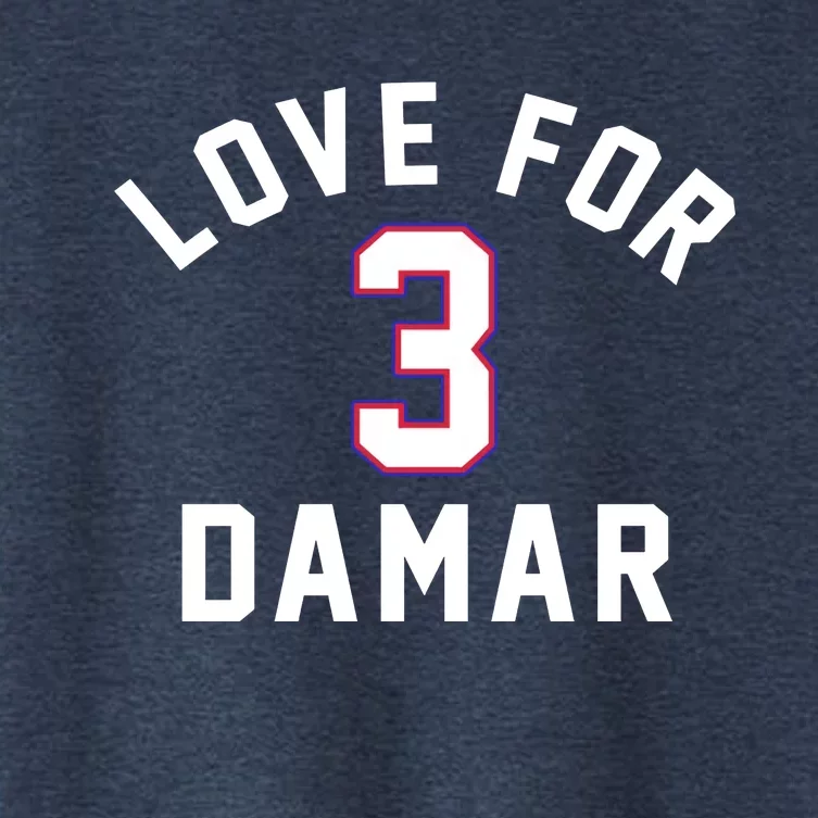 Love For 3 Pray For Damar Gift Women's Crop Top Tee