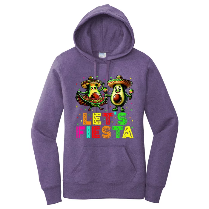 Lets Fiesta 5 Cinco De Mayo Mexican Women's Pullover Hoodie