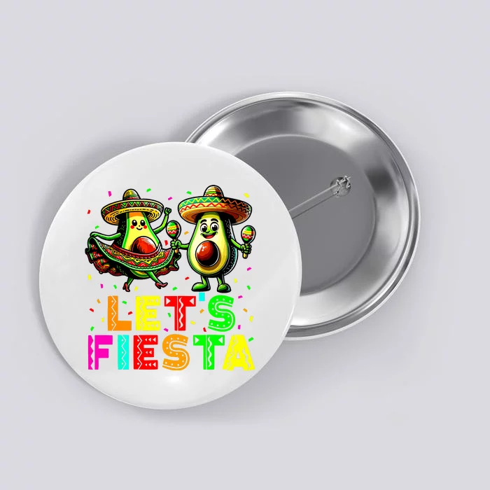 Lets Fiesta 5 Cinco De Mayo For Women Boy Girl Mexican Button