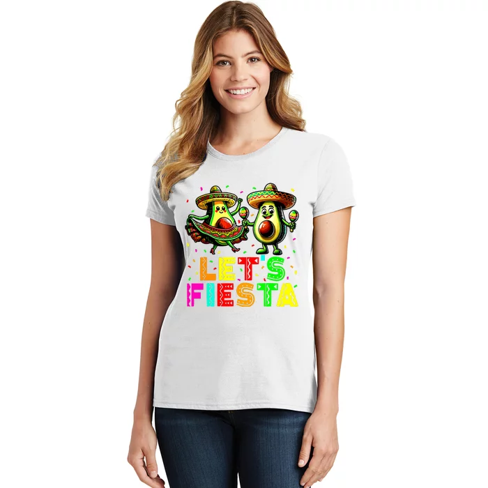 Lets Fiesta 5 Cinco De Mayo For Women Boy Girl Mexican Women's T-Shirt