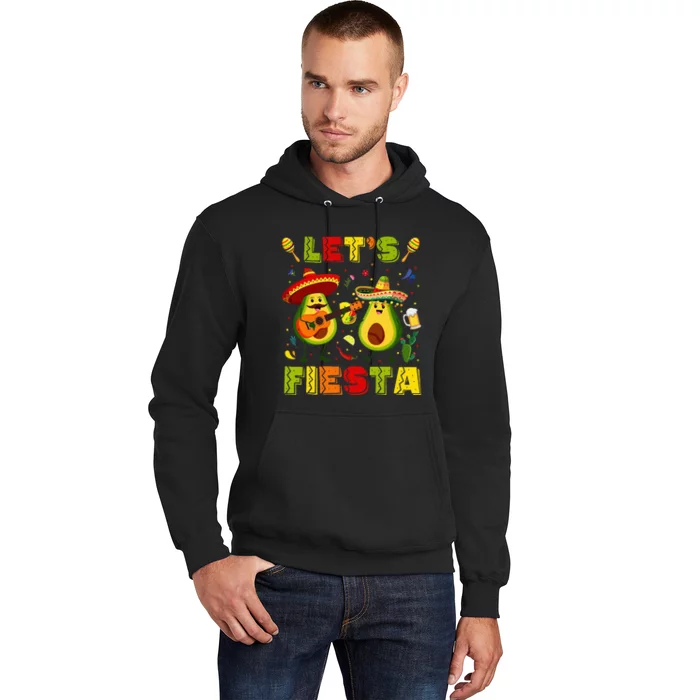 LetS Fiesta Avocado And Tacos Cinco De Mayo Hoodie