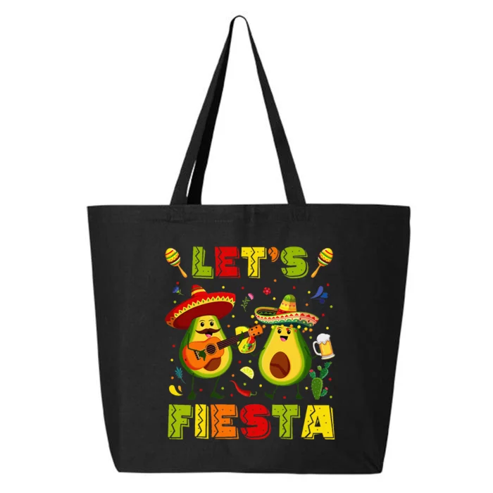 LetS Fiesta Avocado And Tacos Cinco De Mayo 25L Jumbo Tote