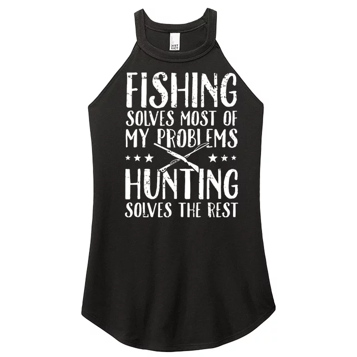 Lucky Fishing Apparel Funny Sayings Fishing Women’s Perfect Tri Rocker Tank