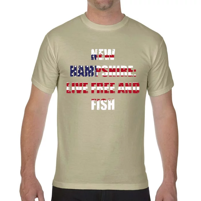 Live Free And Fish Comfort Colors T-Shirt