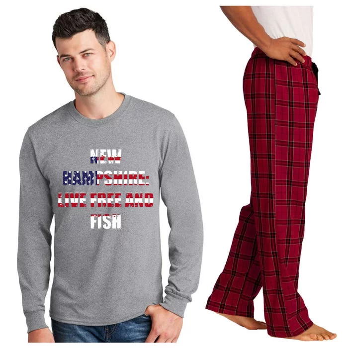 Live Free And Fish Long Sleeve Pajama Set