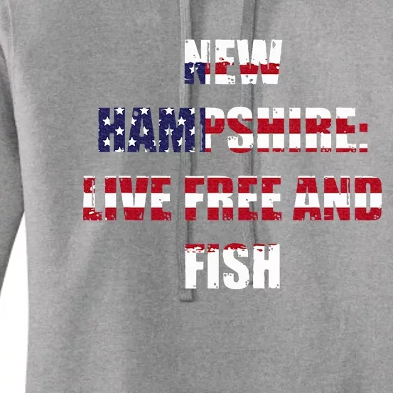 Live Free And Fish Women's Pullover Hoodie