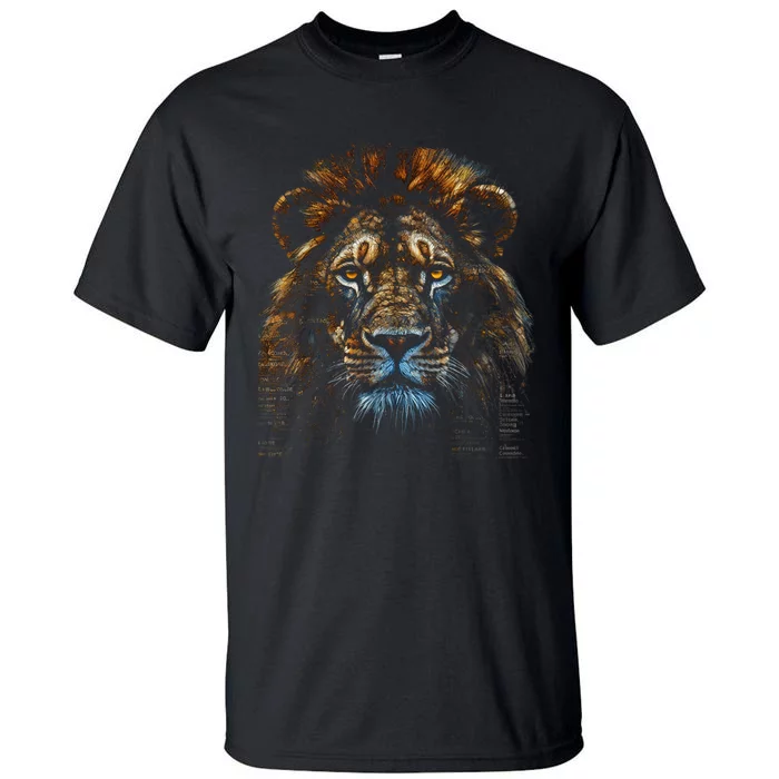 Lion Fantasy Art Animal Lion Tall T-Shirt