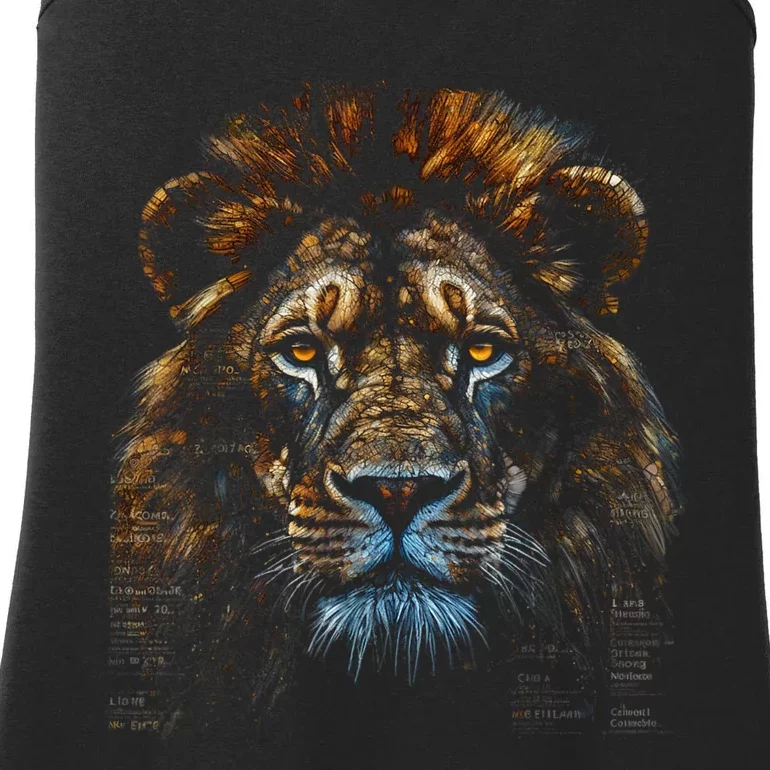 Lion Fantasy Art Animal Lion Ladies Essential Tank