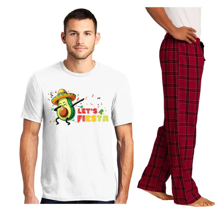 Lets Fiesta Avocado Dabbing Cinco De Mayo Women Pajama Set