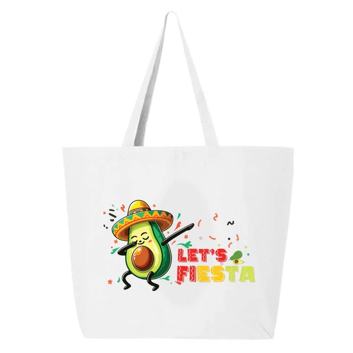 Lets Fiesta Avocado Dabbing Cinco De Mayo Women 25L Jumbo Tote