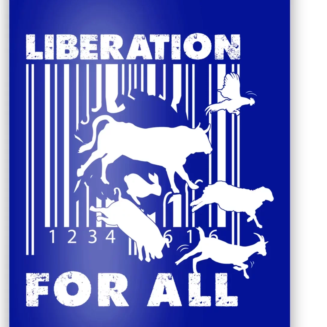 Liberation For All Animal Ware Animal Rights Gift Poster