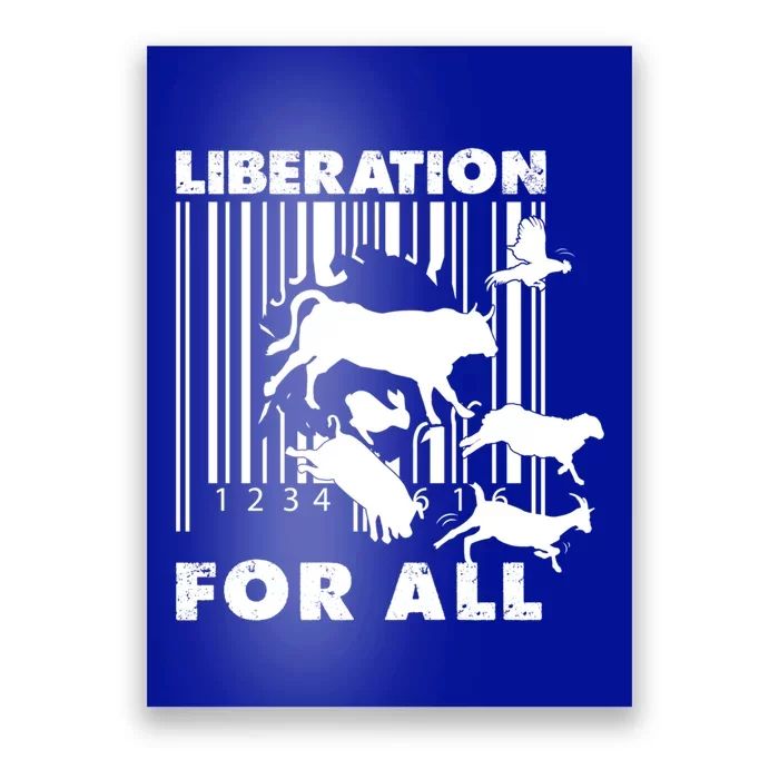 Liberation For All Animal Ware Animal Rights Gift Poster