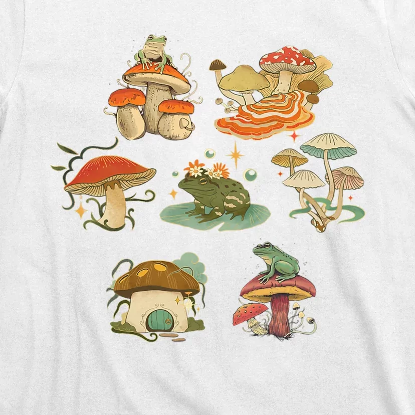 Lovely Frog And Mushroom T-Shirt