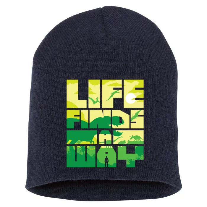 Life Finds A Way Short Acrylic Beanie