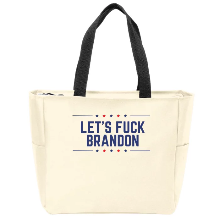 Lets Fuck Brandon Let's Fuck Brandon Zip Tote Bag