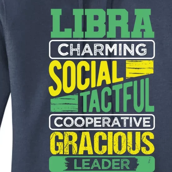 Libra Facts Birthday Gift Astrology Horoscope Zodiac Libra Gift Women's Pullover Hoodie