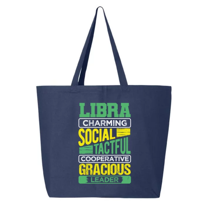 Libra Facts Birthday Gift Astrology Horoscope Zodiac Libra Gift 25L Jumbo Tote