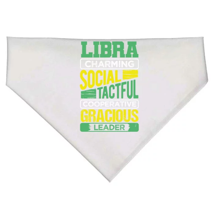 Libra Facts Birthday Gift Astrology Horoscope Zodiac Libra Gift USA-Made Doggie Bandana