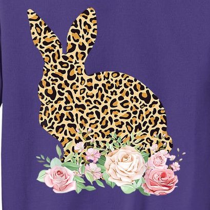 Leopard Floral Bunny Sweatshirt