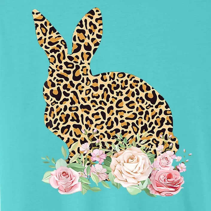 Leopard Floral Bunny ChromaSoft Performance T-Shirt