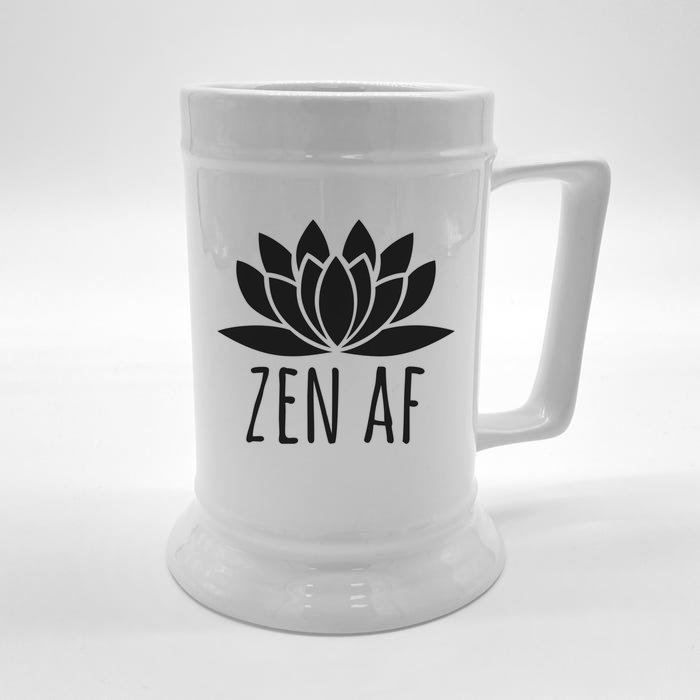 Lotus Flower Buddhism Zen Af Gift Front & Back Beer Stein