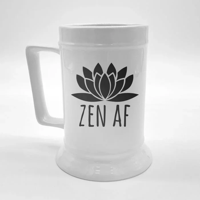 Lotus Flower Buddhism Zen Af Gift Front & Back Beer Stein