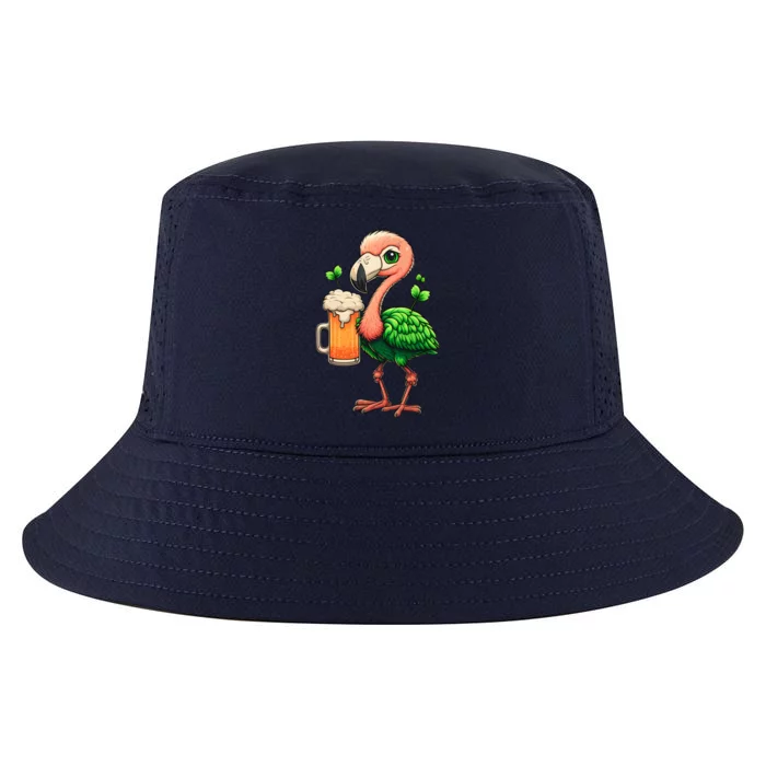 Leprechaun Flamingo Beer Design Irish Flamingo St Patricks Meaningful Gift Cool Comfort Performance Bucket Hat