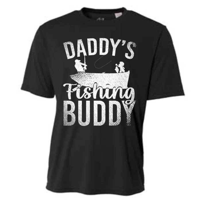 Lake Fishing Buddy Fisher Son Dad Fathers Day Fishing Funny Gift Cooling Performance Crew T-Shirt