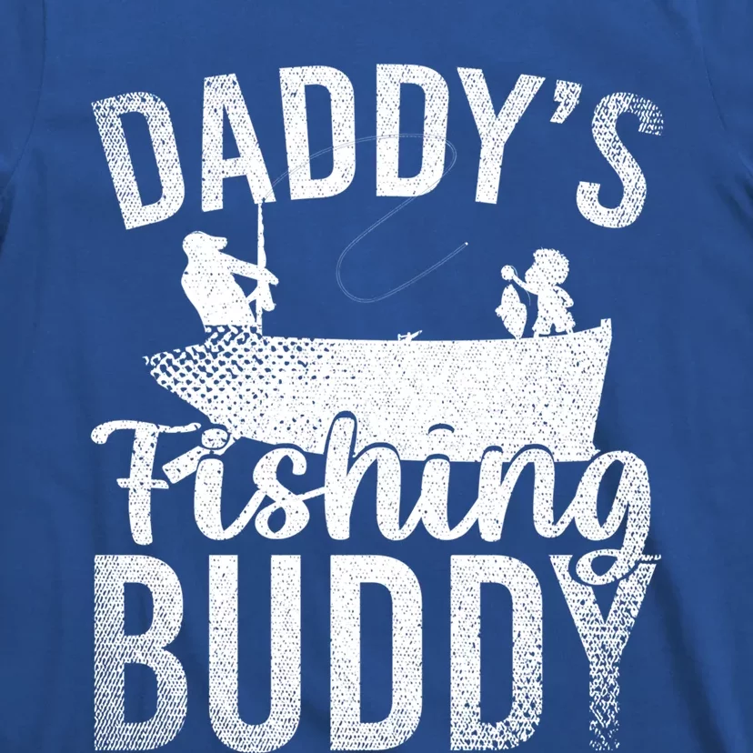 Lake Fishing Buddy Fisher Son Dad Fathers Day Fishing Funny Gift T-Shirt