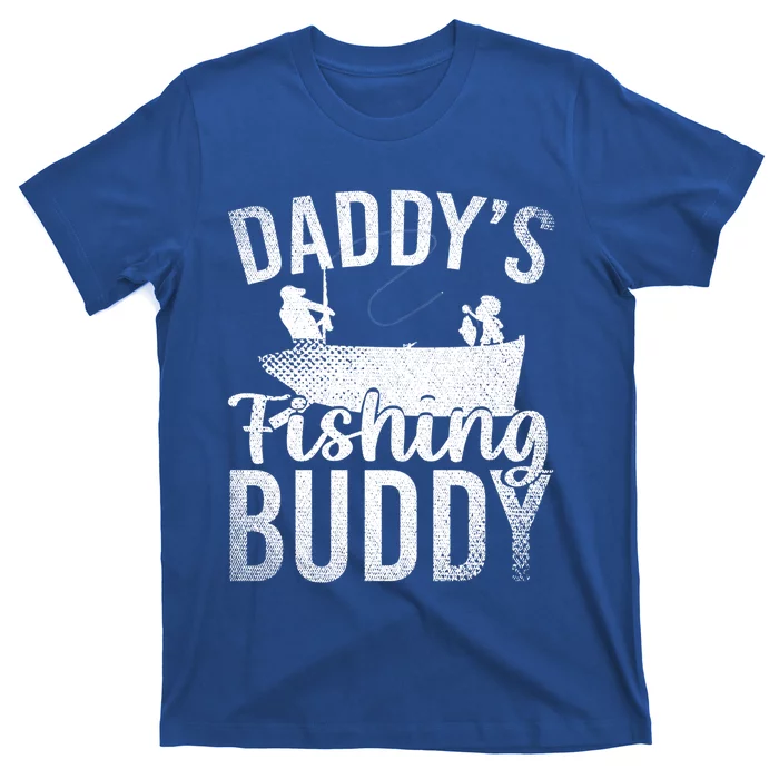 Lake Fishing Buddy Fisher Son Dad Fathers Day Fishing Funny Gift T-Shirt