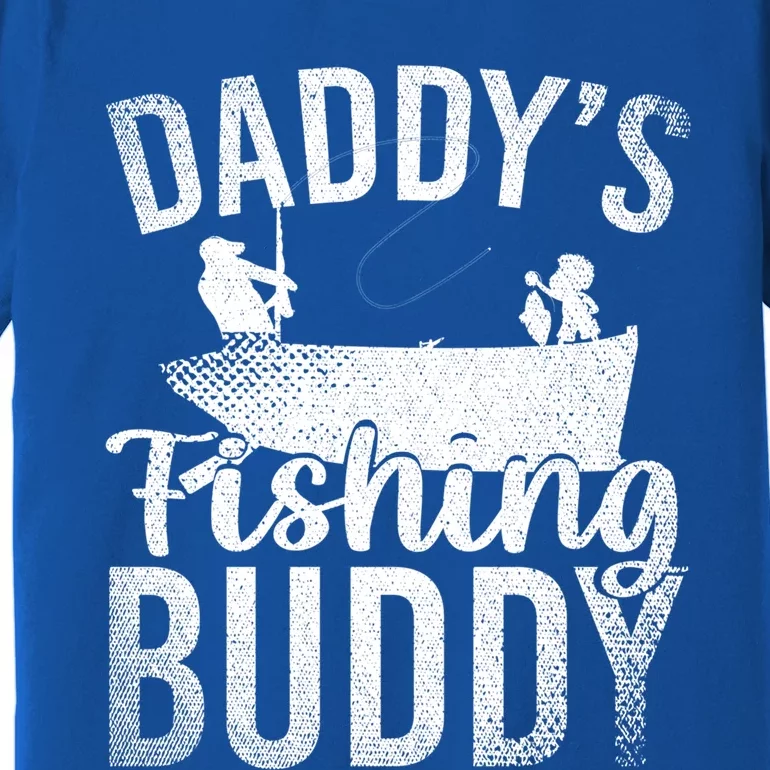 Lake Fishing Buddy Fisher Son Dad Fathers Day Fishing Funny Gift Premium T-Shirt