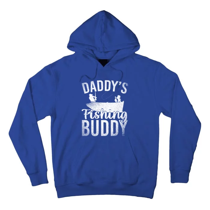 Lake Fishing Buddy Fisher Son Dad Fathers Day Fishing Funny Gift Tall Hoodie