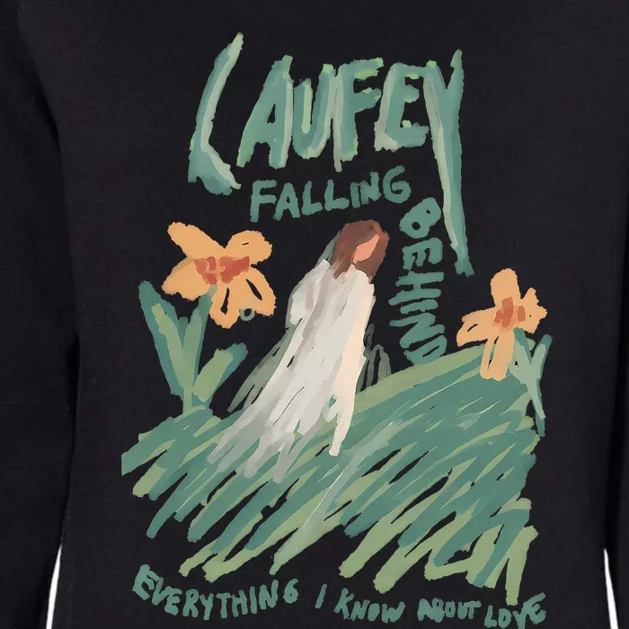 Laufey Falling Behind Everything I Know About Love Womens California Wash Sweatshirt