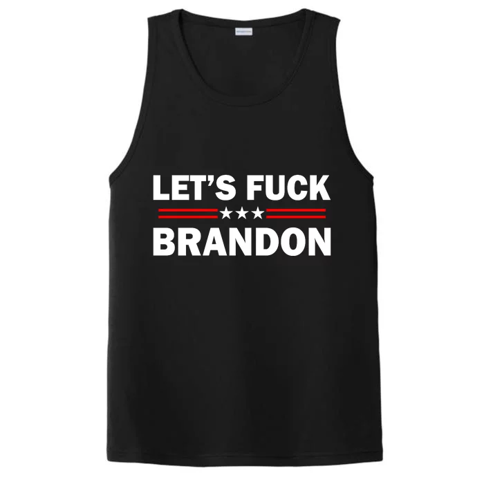 Let's Fuck Brandon Trump Rally Performance Tank