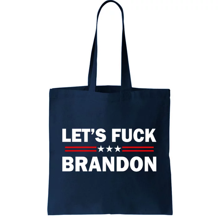 Let's Fuck Brandon Trump Rally Tote Bag