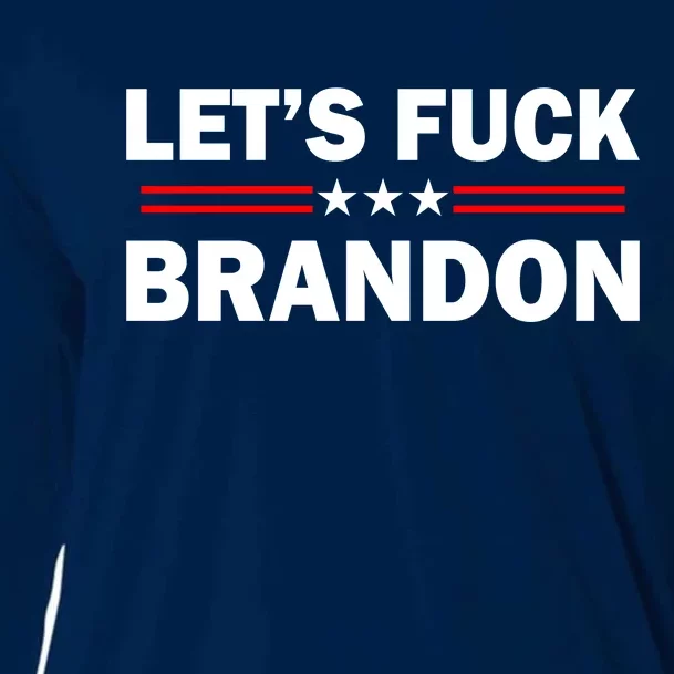 Let's Fuck Brandon Trump Rally Cooling Performance Long Sleeve Crew