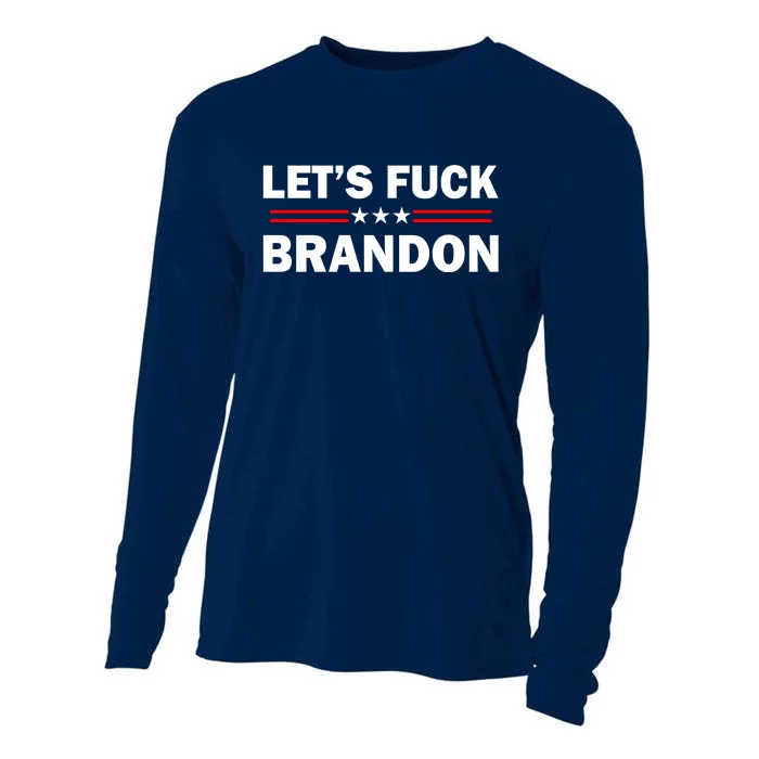 Let's Fuck Brandon Trump Rally Cooling Performance Long Sleeve Crew