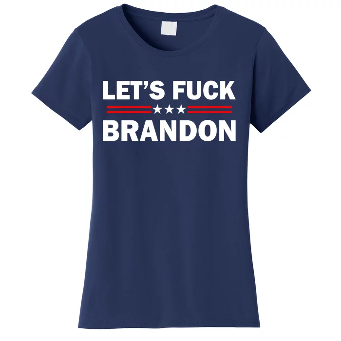 Let's Fuck Brandon Trump Rally Women's T-Shirt