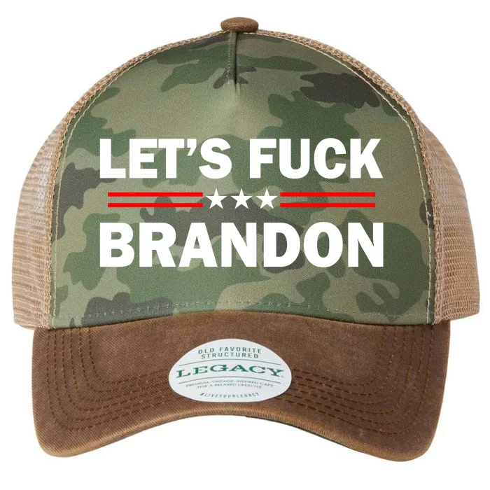 Let's F Brandon Trump Rally Trending Legacy Tie Dye Trucker Hat