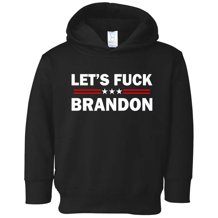 Let's F Brandon Trump Rally Trending Toddler Hoodie