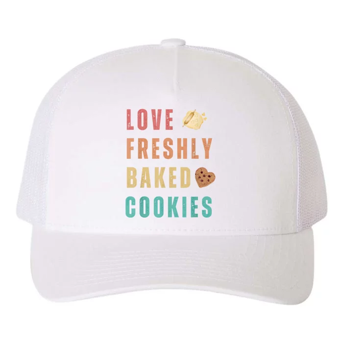 LOVE FRESHLY BAKED COOKIES Yupoong Adult 5-Panel Trucker Hat