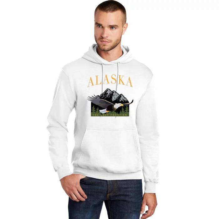 Last Frontier Bald Eagle Alaska Hoodie