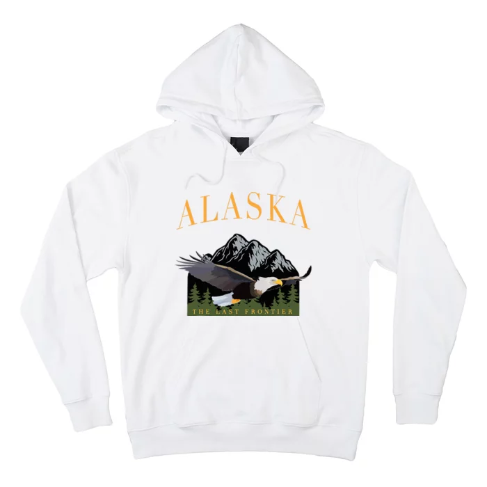 Last Frontier Bald Eagle Alaska Hoodie