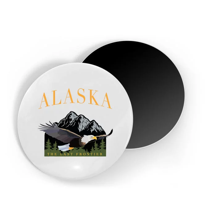 Last Frontier Bald Eagle Alaska Magnet