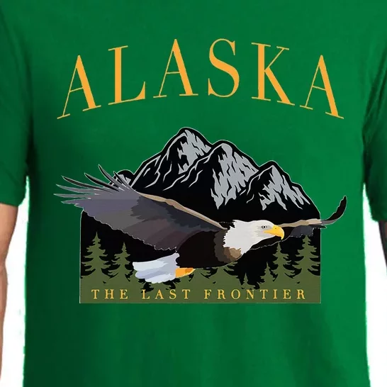 Last Frontier Bald Eagle Alaska Pajama Set